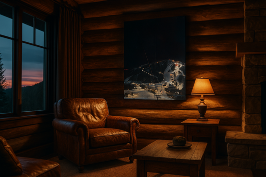 Mitternachtshänge Leinwand