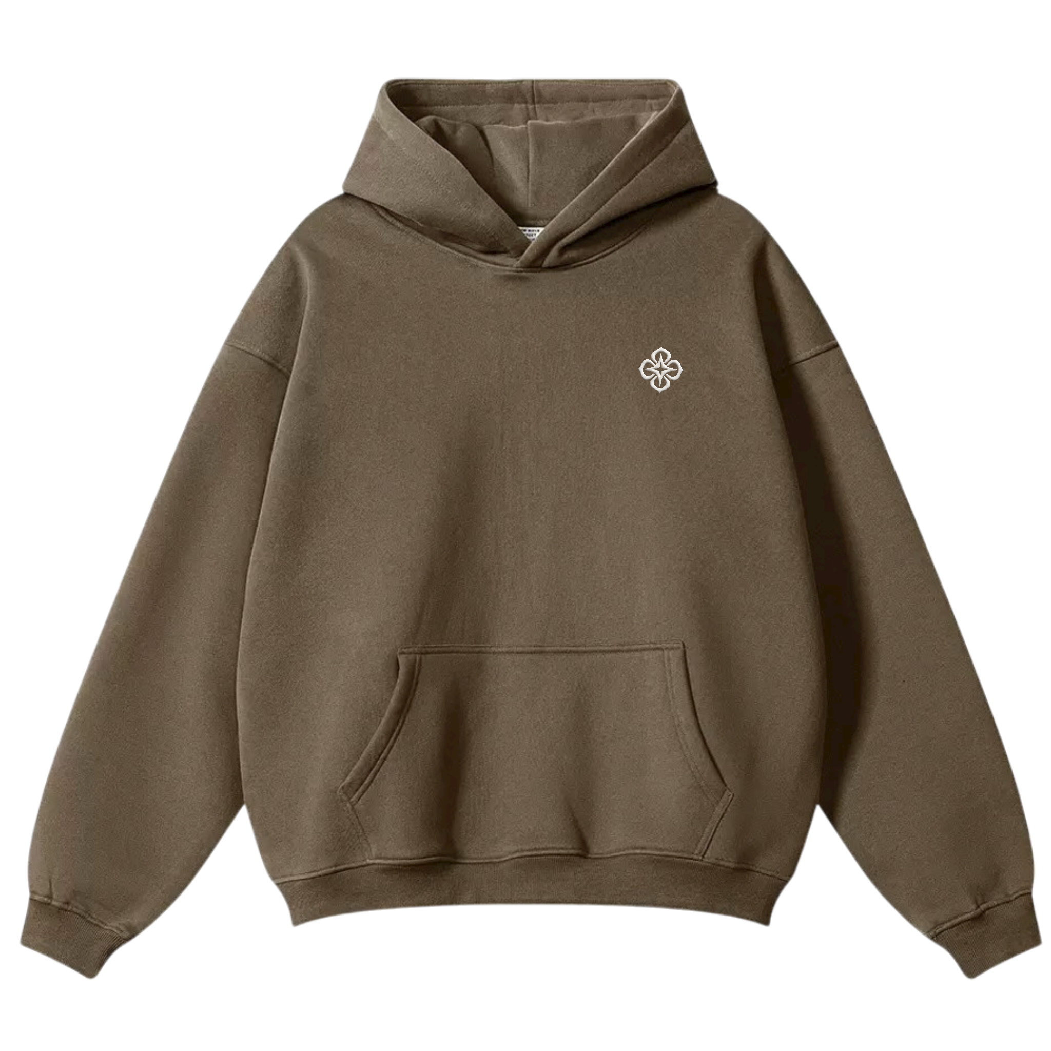 DARK GREY LOGO HOODIE