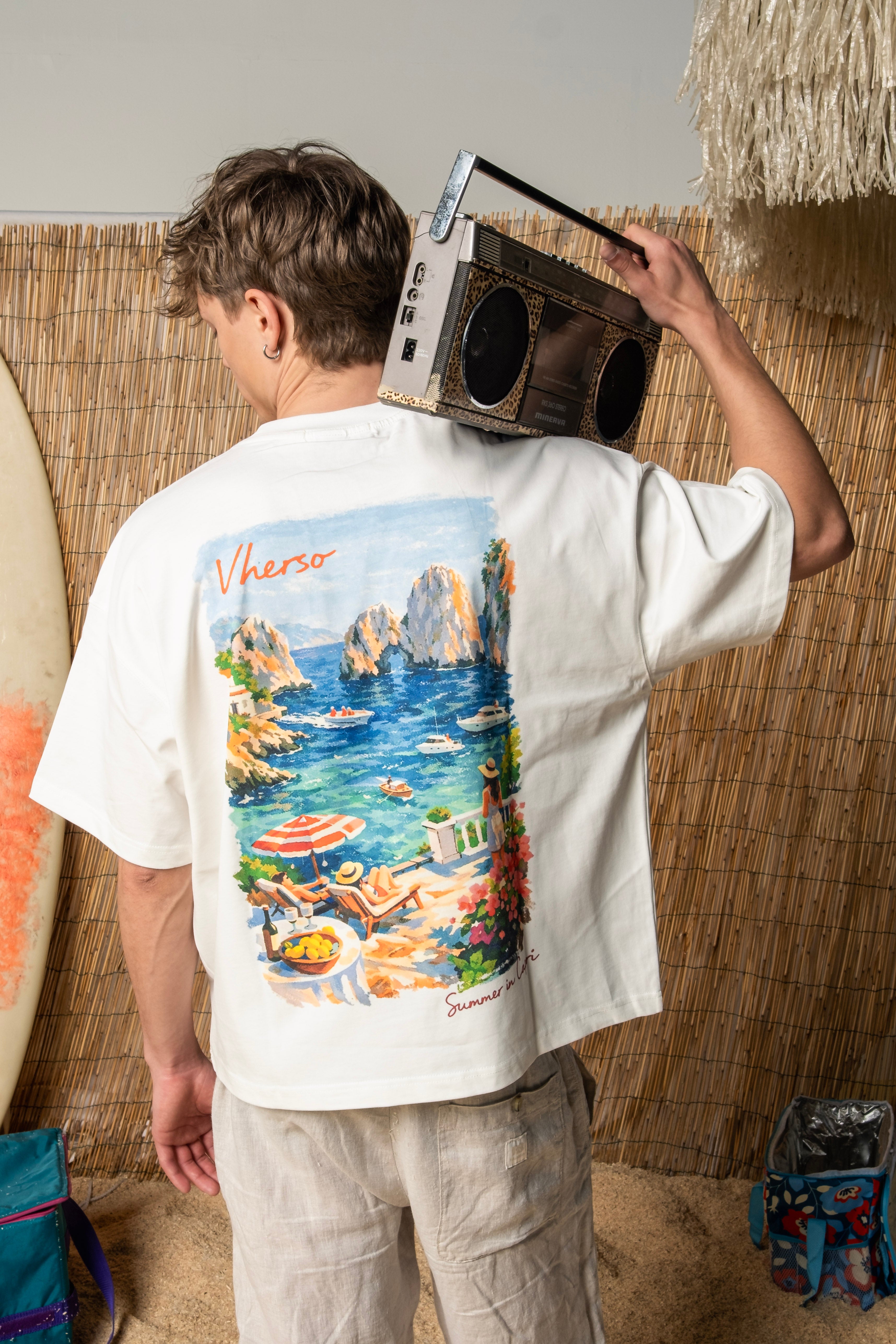 VHERSO SUMMER IN CAPRI TEE
