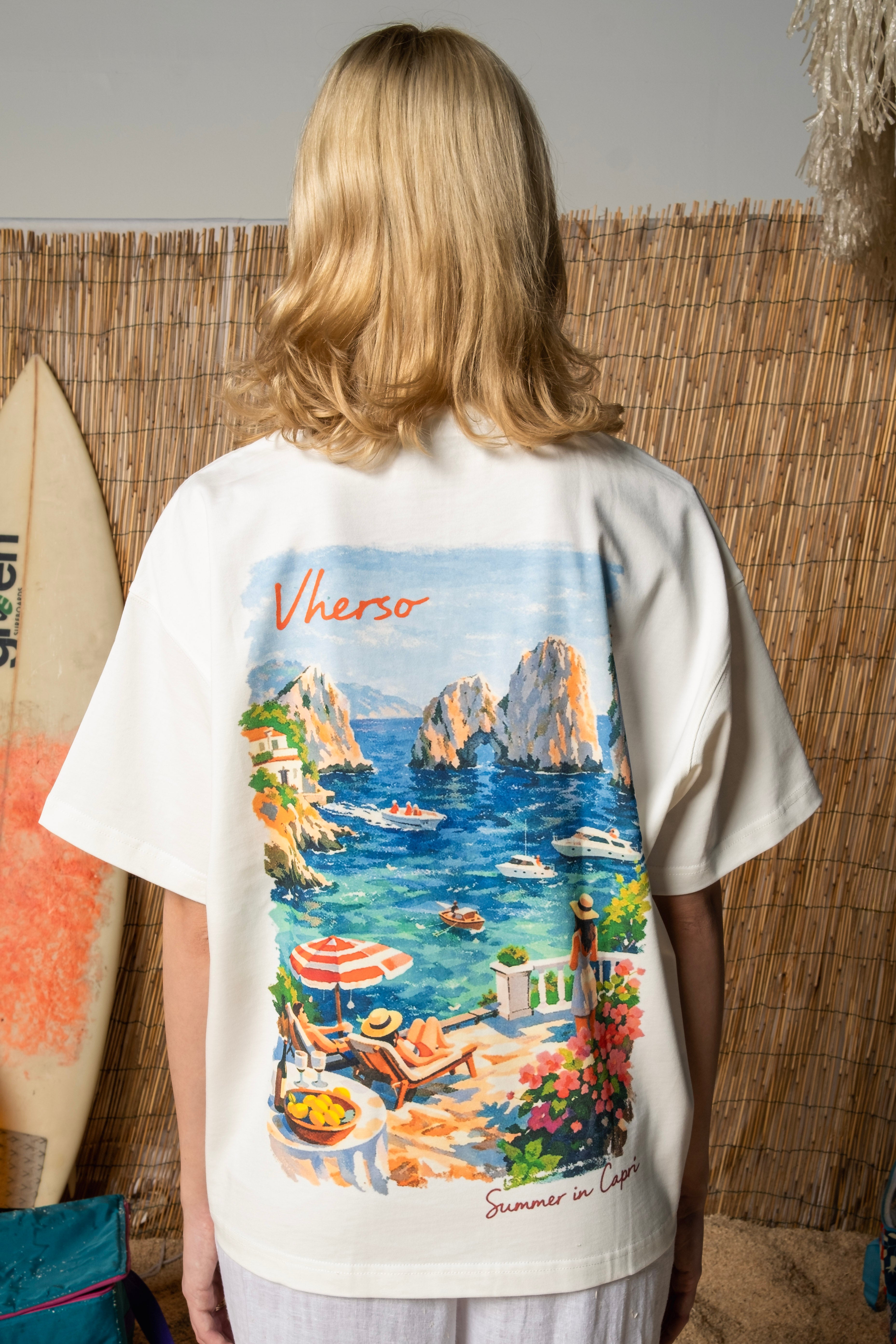 VHERSO SUMMER IN CAPRI TEE