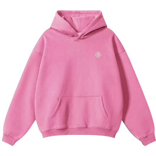 Rosa Logo-Hoodie
