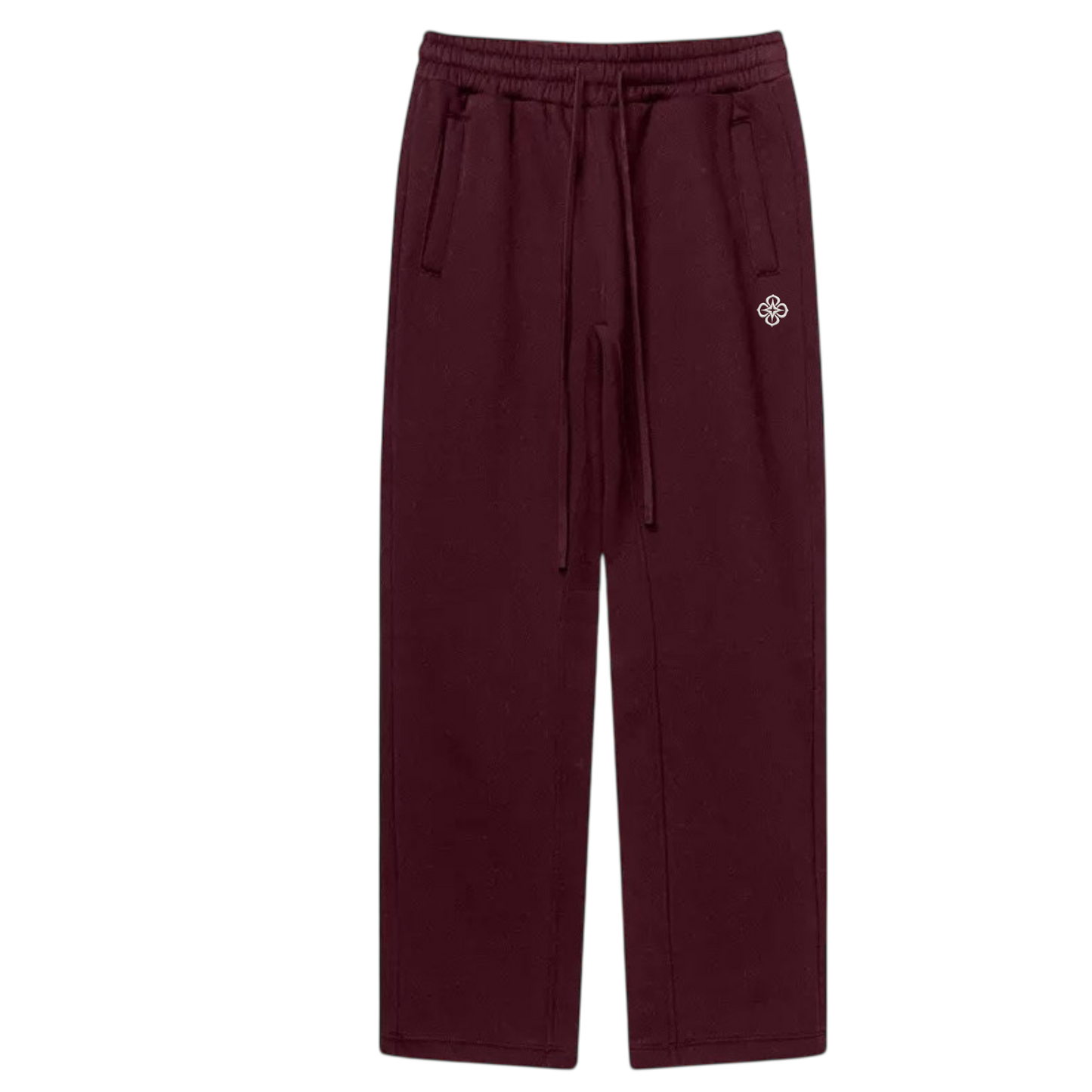 Mittelblaue Logo-Hose