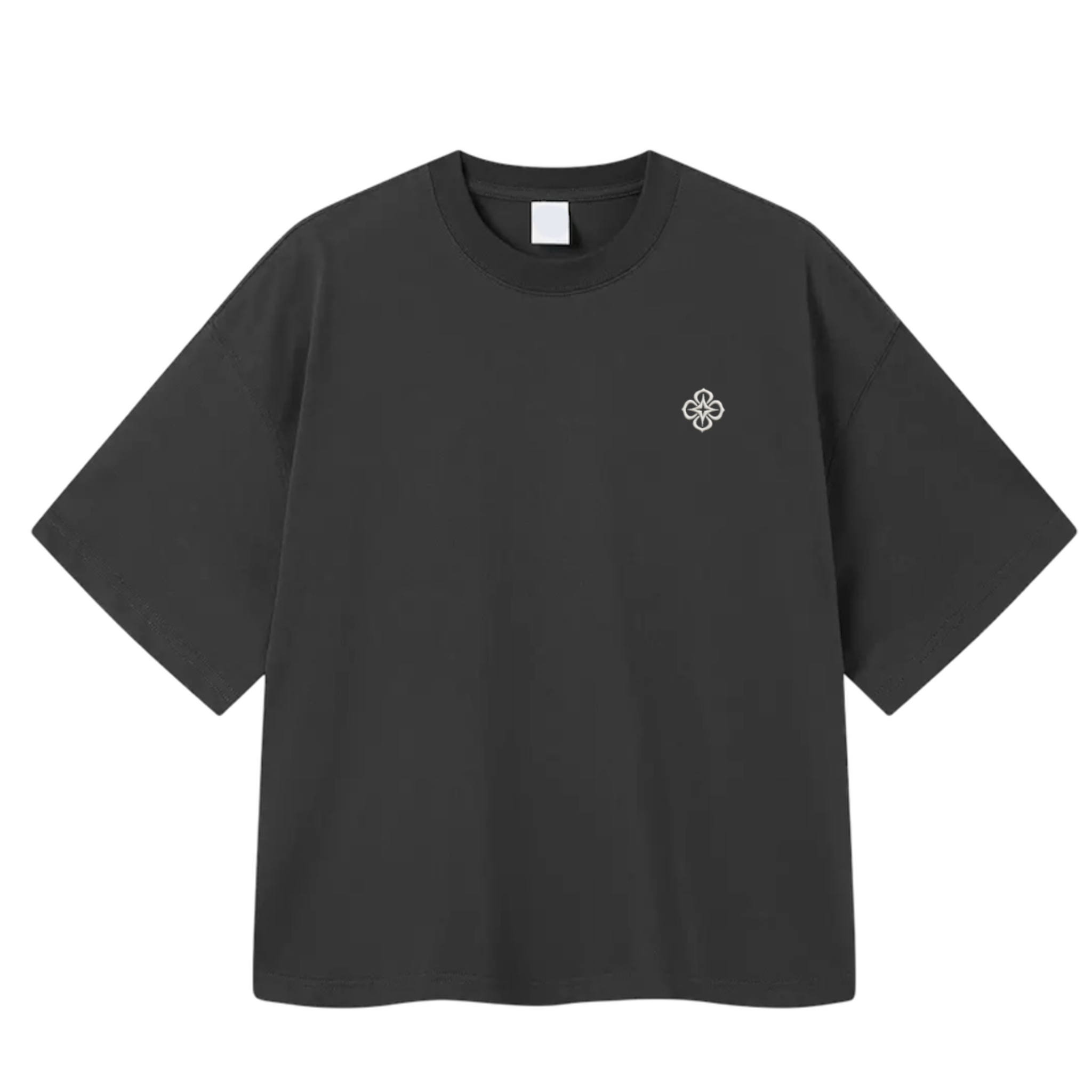 BLACK LOGO TEE