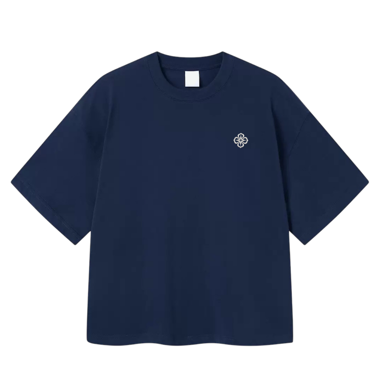 Mitternachtsblaues Logo-T-Shirt