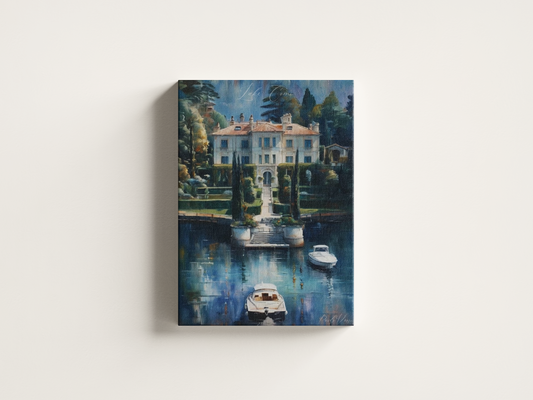 Lake Como Leinwand