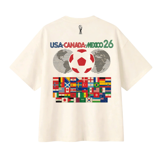 FLAG WORLD CUP 26' APRICOT TEE