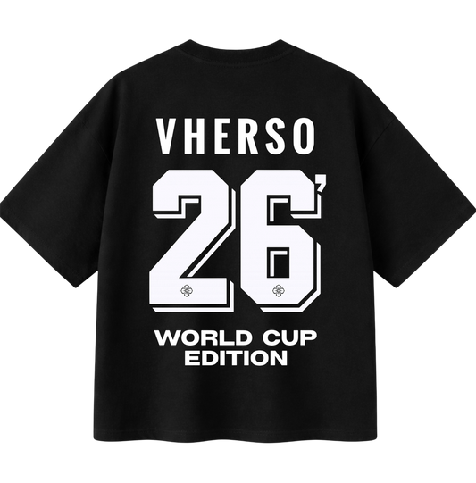 VHERSO 26' WORLD CUP BLACK TEE