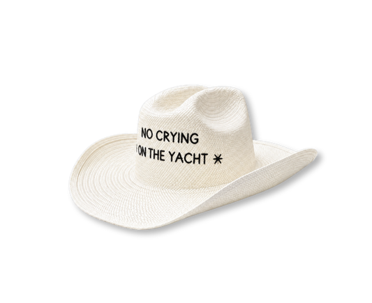NO CRYING ON THE YACHT HAT SPECIAL EDITION